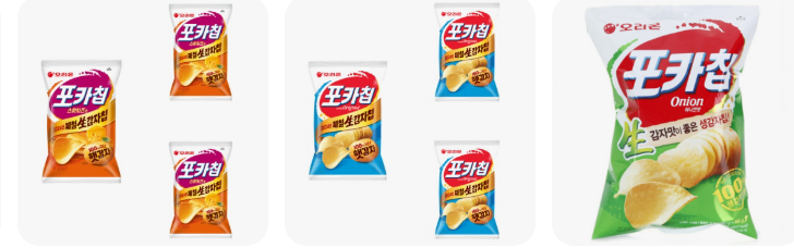 Onion-flavored Pocachip,Orion’s potato chips are also worth trying, especially because many people like their lighter, gentler flavor and their thin, crispy texture, which feels a little different from heavier chips in other countries.