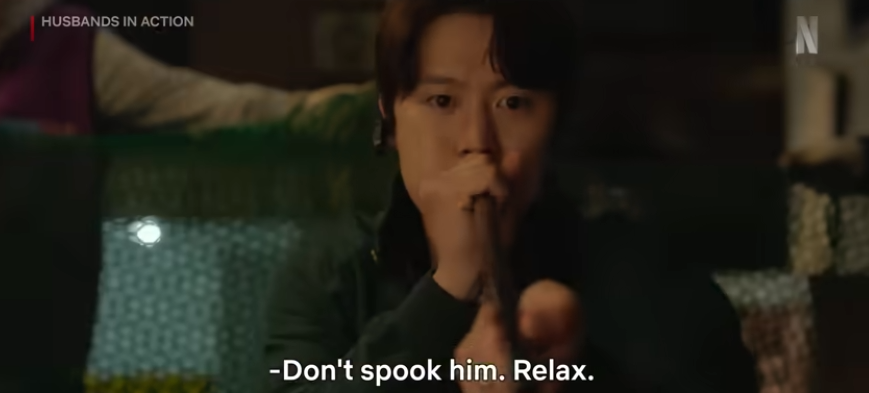 Captured part of the trailer for Husbands in Action