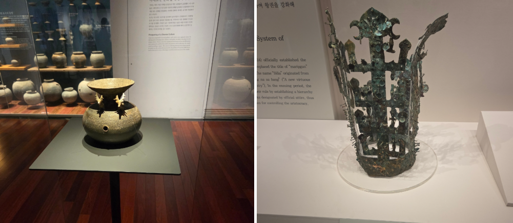 This is an exhibition photo of the National Museum of Korea in Ichon, Korea.