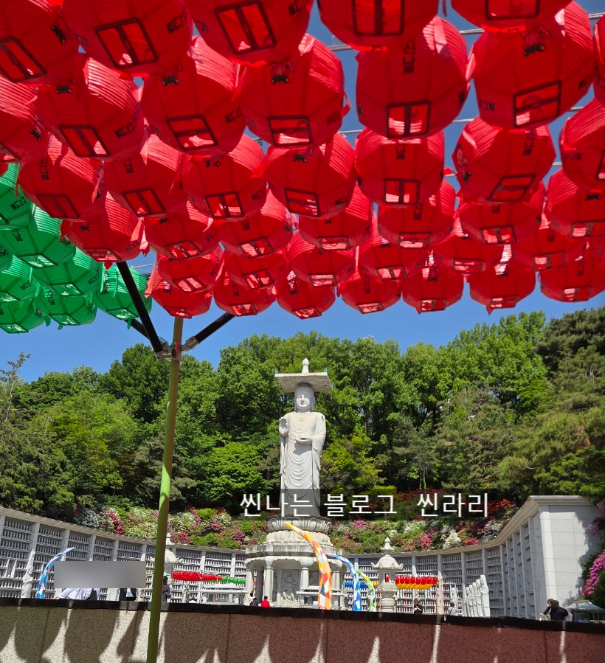 Mireuk Daebul (Great Maitreya Buddha) — Next I head to the Mireuk Daebul. Up close, it's far more majestic than you'd expect — at 23 meters,