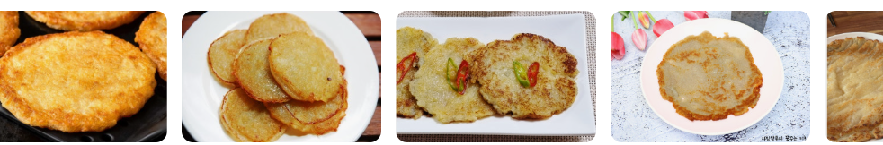 These are examples of  potato jeon
